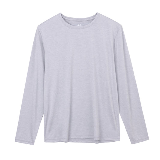 Men's LuxDry Long Sleeve - Silver Cloud