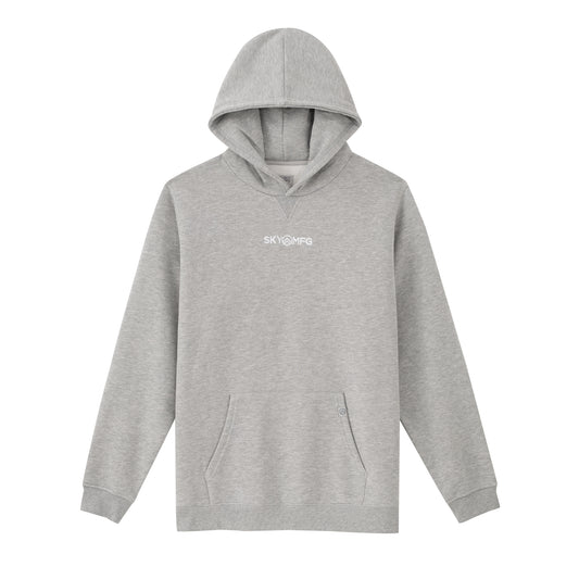 Unisex Poly-Cotton Hoodie - Heather Gray