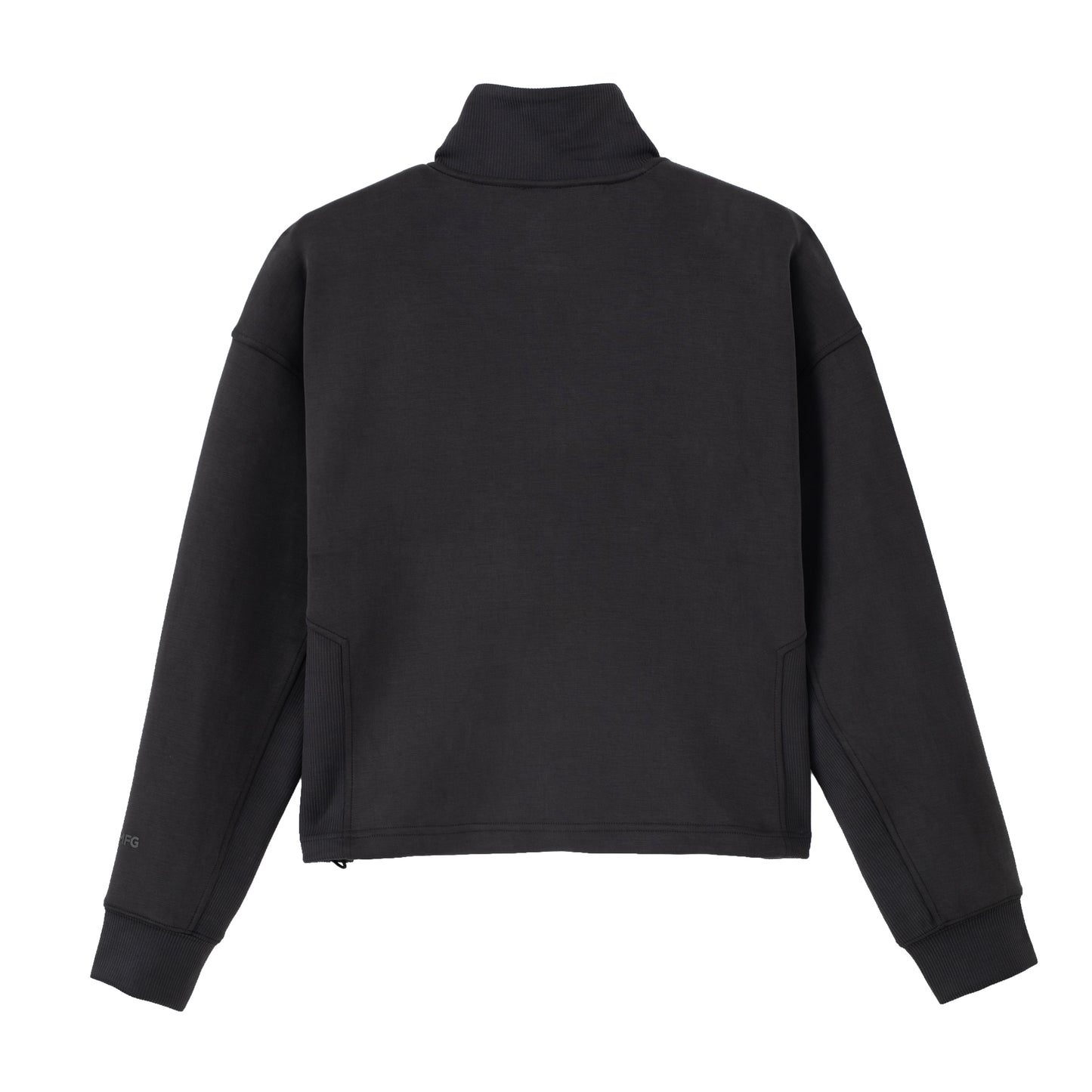 Women's CloudalLux Boxy Quarter Zip - Soft Black