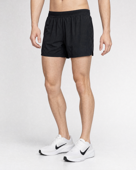 Men's 5" Technical Running Short Brief - Black