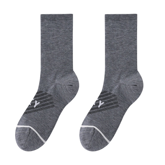Custom Merino Active Crew Sock - Dark Gray