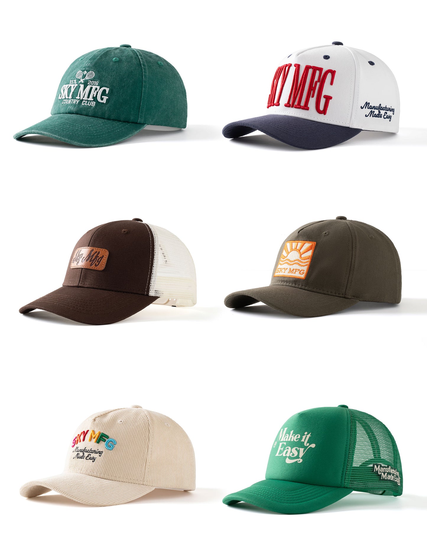 Casual Hat Sample Set