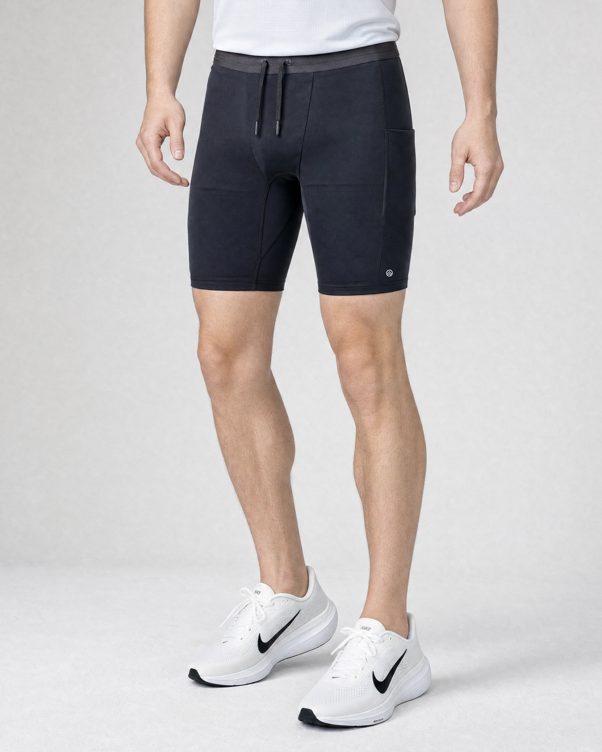 Men's PureStretch 9" Half Tights - Black