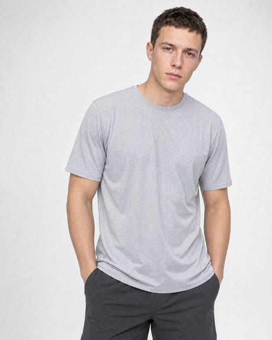 Men's Performance Tech Short Sleeve - Silver Cloud
