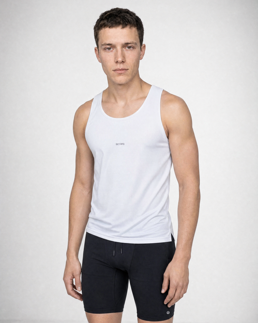 Men's Technical Blaze Singlet - White